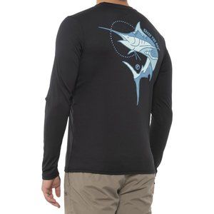 Vapor  Marlin Graphic Fishing T-Shirt - UPF 50+, Long Sleeve Men's Large  NEW